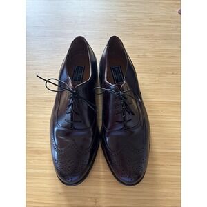 Bostonian Classic First Flex Wing Tips Sz 10.5 W Mens Dress Lace Up Shoes